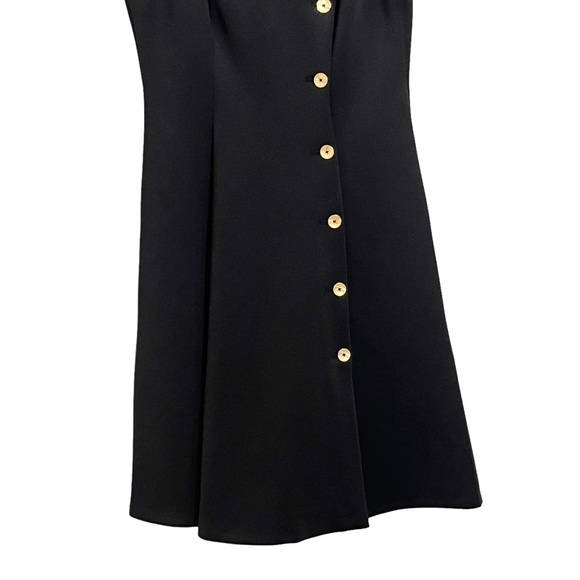 Calvin Klein Aline Sleeveless Silver Button Dress - Picture 3 of 7